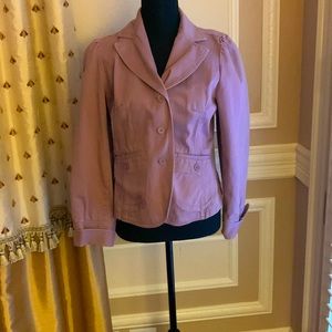 LOFT lavender denim jacket.